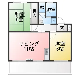 ハーモニー【1階】の間取り