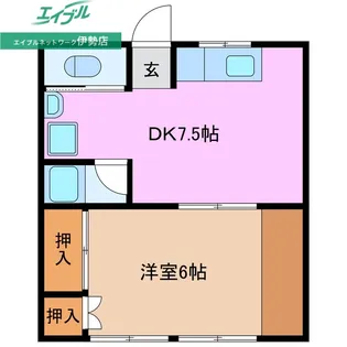 ツインビーテラス波切【1階】の間取り