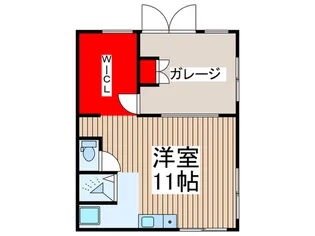 ホ-ムタウン吉川【1階】の間取り