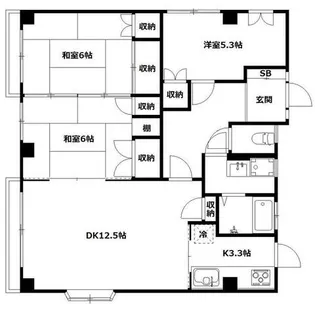 メゾン林【1階】の間取り