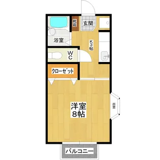 コーポアネシス【2階】の間取り