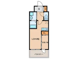アドバンス京都クラッセ【4階】の間取り