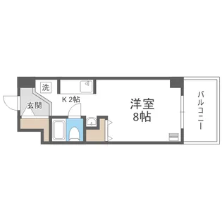 メゾンドブーケ円山【8階】の間取り