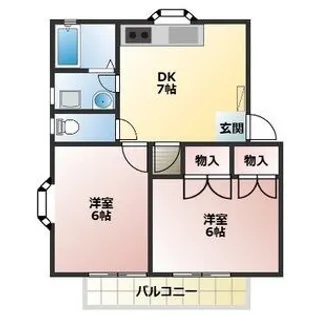 エクセレント III号棟【1階】の間取り