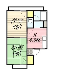 セイワハイツI【1階】の間取り