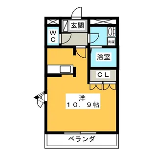 グランディール・オクダ【1階】の間取り