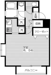 グランドフォンティーヌ【2階】の間取り