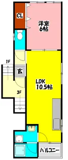 大阪府守口市金下町1【マンション】の間取り