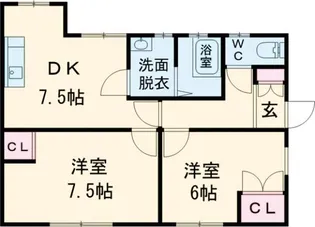 山口県岩国市室の木町2【一戸建】の間取り