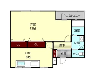 マンションキタII【3階】の間取り