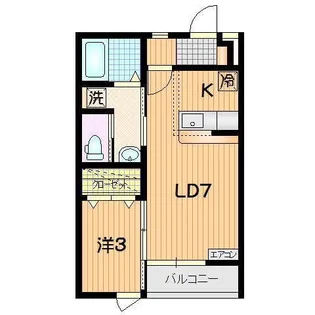 サニーキャッスル【1階】の間取り