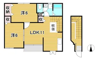 シューペルブ【2階】の間取り