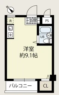 コーポリバージュ【3階】の間取り