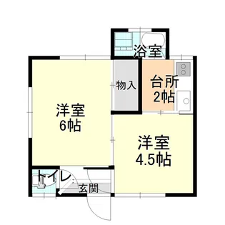 山口県周南市緑町3【一戸建】の間取り