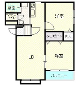 ベルシャルマンII【2階】の間取り