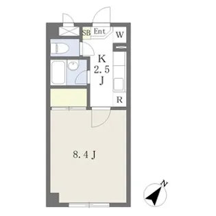 グランドールハマユー台原【1階】の間取り