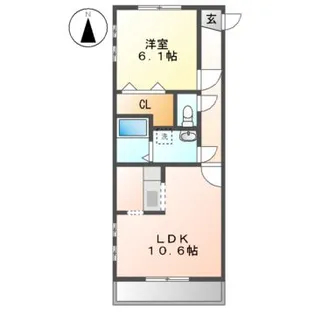 アドバンス【2階】の間取り