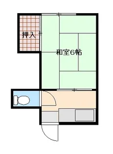 北町荘【2階】の間取り