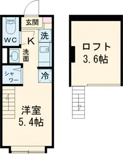 ル・ブラン小岩【1階】の間取り
