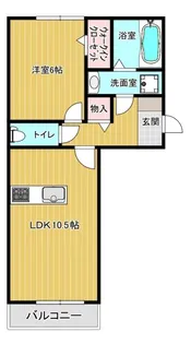 パークヴィラ杉水I【3階】の間取り