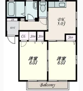 埼玉県さいたま市浦和区本太4【アパート】の間取り