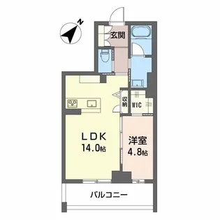 CLASSEUM連坊II【3階】の間取り