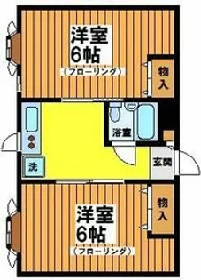 ラポルタイズミ【1階】の間取り