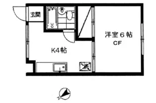 メゾン高津【1階】の間取り