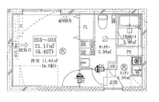 AZEST R SHIMOITABASHI【3階】の間取り