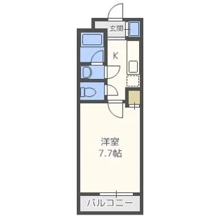 大阪府東大阪市東石切町4【アパート】の間取り