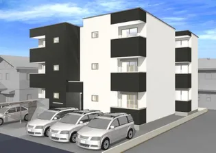 岡山県岡山市北区奥田1【アパート】の外観