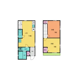 東京都葛飾区東新小岩6【一戸建】の間取り