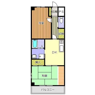 アルトリジエールB【1階】の間取り