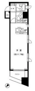 グラーサ東京EASTステュディオスクエア【7階】の間取り