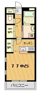 アルソーレ【3階】の間取り