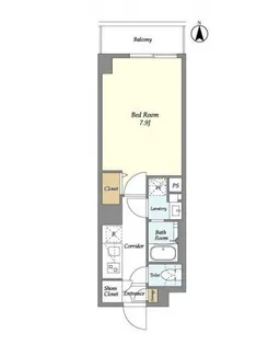 神奈川県川崎市川崎区旭町1【マンション】の間取り