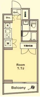 FLAT-S【3階】の間取り