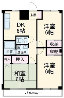 リリーサンヒルズ【1階】の間取り