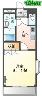 アドラーブル【2階】の間取り