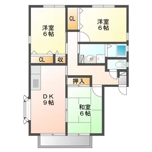 エクレール【2階】の間取り
