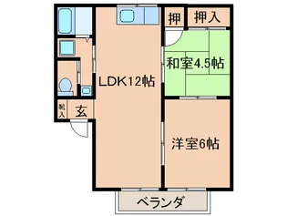 メゾン大樋【1階】の間取り