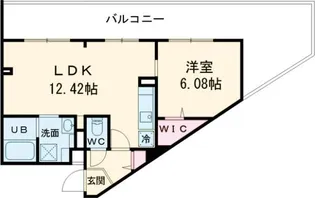 エルファーロ笹塚III【4階】の間取り