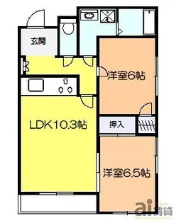 東京都東大和市清水3【マンション】の間取り