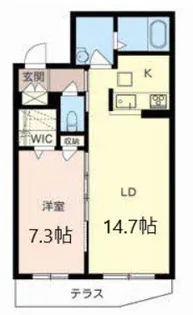 グレーシア【1階】の間取り