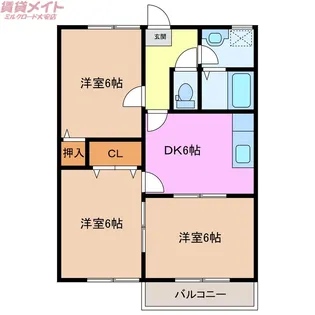 ファミーユソノハラ【2階】の間取り