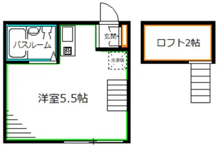 アニスAOBA【2階】の間取り