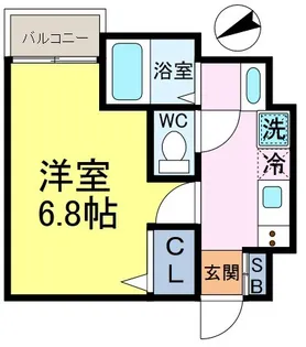 Neo vita新小岩【2階】の間取り