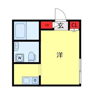 ルーデンス日暮里【4階】の間取り