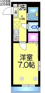 千葉県市川市平田2【マンション】の間取り
