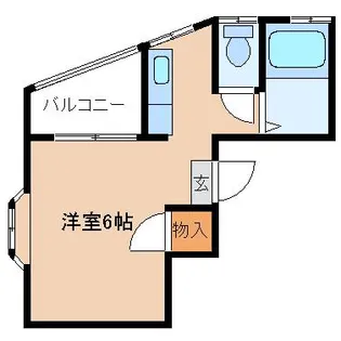 栃木県宇都宮市横田新町【マンション】の間取り